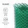 Garden grid, 1.5 × 5 m, rhombus cell 15 × 15 mm, plastic, green, Greengo