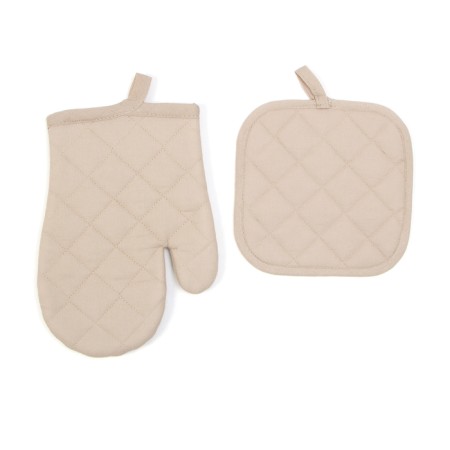 Set of kitchen Ethel, col. Beige: mittens-seging 18x26 cm, take 18x18 cm-1