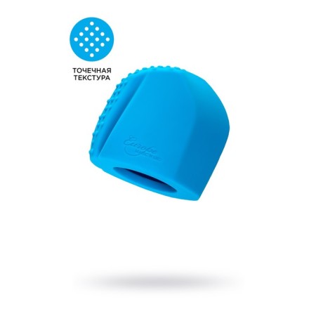 Magic Wand Genio nozzle for Massager Europe, silicone, blue, 4.1 cm