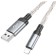 Hoco U112, Lightning cable, 2.4 A, 1 m, luminous, gut