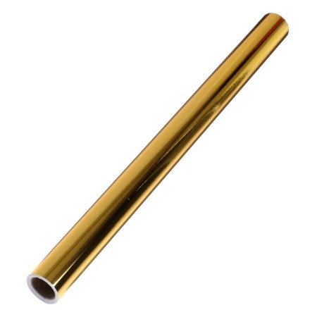 The film self -adhesive, metallized, gold, 0.45 x 3 m, 30 μm