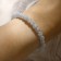 Bracelet ball No. 6 "Quartz Sugar", blue color