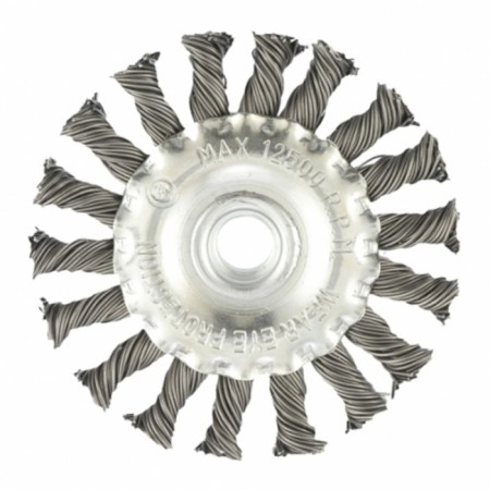 Matrix Ushm brush, d = 100 mm, M14, flat, twisted wire 0.8 mm