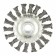 Matrix Ushm brush, d = 100 mm, M14, flat, twisted wire 0.8 mm