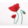 SPA-river anti-slip 54x54 cm mohn, red color