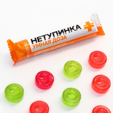 Леденцы в тубусе «Нетупинка», вкус: мульти, 32 г.-2