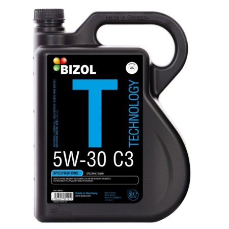 Motor oil Bizol Technology 5W-30 SN C3, synthetic, 5 liters