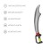 Inflatable toy "saber", 70 cm