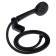 ACCOONA A63125F bath mixer, single -leaf, pour 181 mm, shower set, black