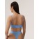 Female top on thin adjustable straps Mirey, size 48, blue color