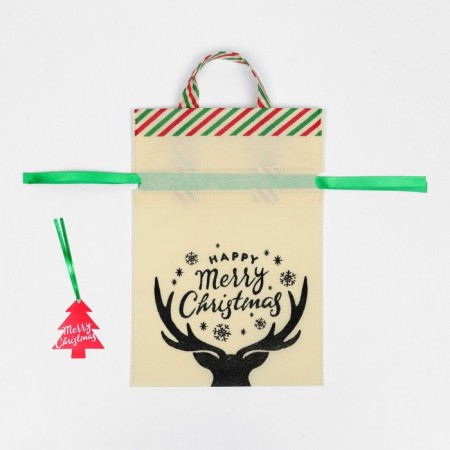 Gift bag "Happy Christmas", 22 x 32 cm-1
