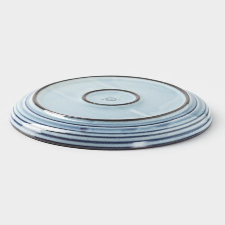 Porcelain dining porcelain Magistro Garland, D = 22 cm, blue color-2