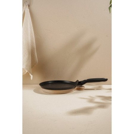 Pancake pan aluminum with anti -stick coating SL Home, D = 24 cm, h = 1.6 cm, induction, black color-7
