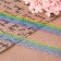 Capricon lace "Rainbow Bright", 28 mm × 10 ± 1 m, color multi -colored # 1