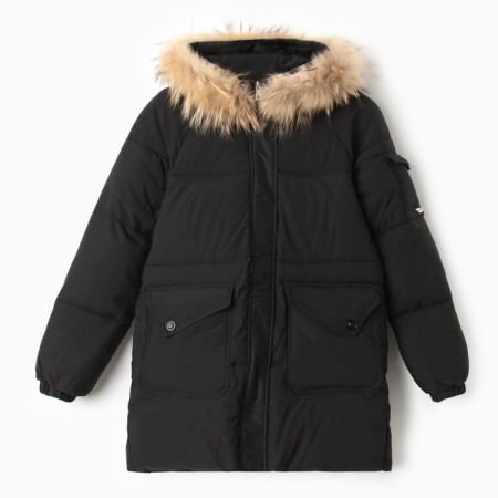 Women's winter jacket, black color, size 50