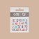 Slider - nails "anchori", packing 6 pcs, multi -colored