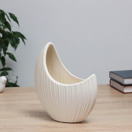 VAZA Ceramics Table "Crescent" 8x21x20 cm-1