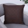 Pillow ST- standard 50x50cm, chocolate, polyester, PE 100%