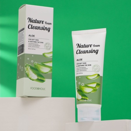Foam for washing with Aloe Extract "Food a Holic", 150 ml
