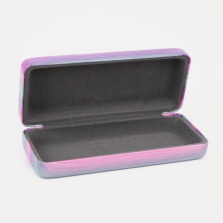 Glasses for glasses, cracker, length 16 cm, pink/green color-2