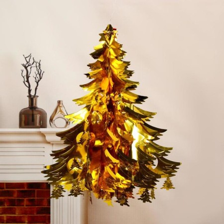 Foil ball "Christmas tree" 59x23 cm, mix-1