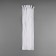 Lightning secret, No. 3, non -income, automatic lock, cotton, 40 cm, white color