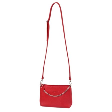 Cross-Bodi bag, lightning department, red color 14x20x6.5cm