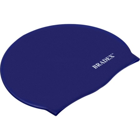 Bradex swimming cap, silicone, dark blue-1