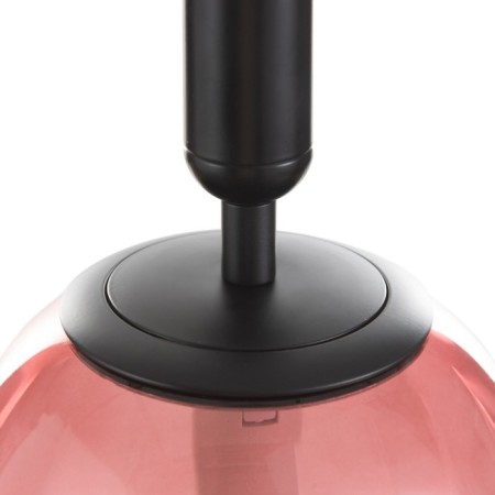 Bayerlux lamp "Javier" E14 40W Black-red 15x15x35-185 cm-7