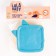 Baby plate Lalababy Play with Me Wolfie with a soft lid, the color is blue-yellow
