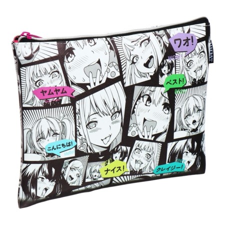 Folder for notebooks A5, 245 x 200 x 10 mm, lightning from above, leather, de Vente Anime Comix, unisex-1