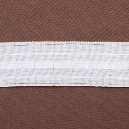 Ethel curtain, 150x270 cm, brown, 100% cotton-2