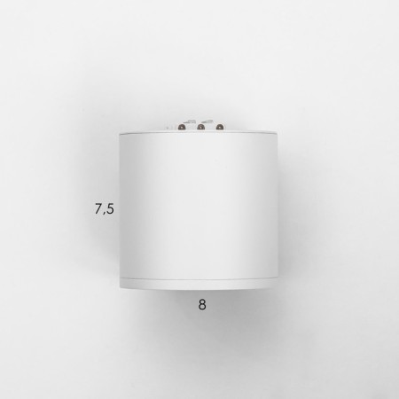 SLAM SLIM SLIM "BOOK" LED 8W 3000K-6000K 48V CRI90 white 8x8x6.2cm-8