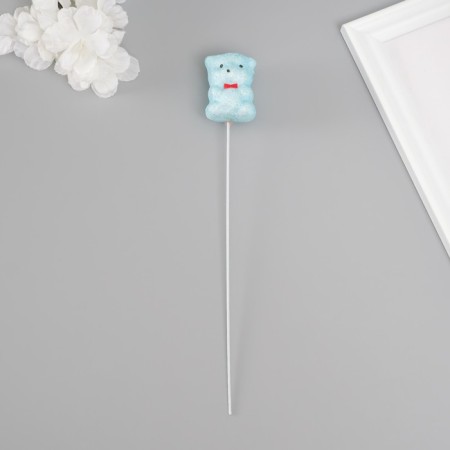 Decor for creativity "Bear length 20 cm, blue