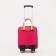 Road bag 18 "On the wheels, a lightning department, external pocket, pink color