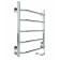 Electric towel Indigo Roof, 600x500 mm, timer, hidden installation, chrome