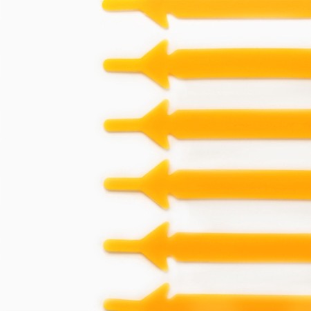 Silicone laces, set 6 pcs, color rainbow-23