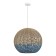 Suspension lamp ST LUCE. SL1514.533.01. Vimini. 1x7 W, E27, 40x40x36 cm, white color