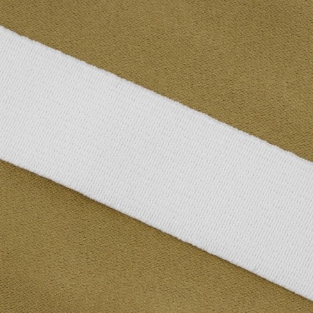 Linen gum, 25 mm, 20 m, white color-1