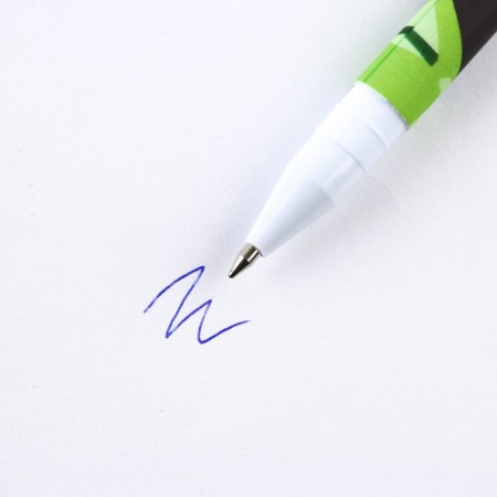 Handle Blue Blue Paste 0.7 mm with cap “100% man” plastic software-3