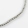 Glass beads, set 140 pcs., Diameter 1 pc. - 6 mm, silver color