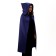 Carnival cloak adult, atlas, color blue length 120cm