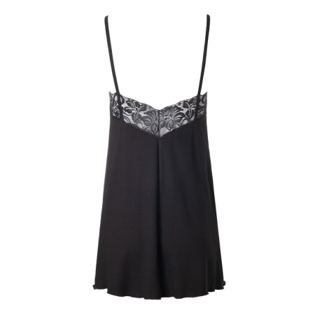 Night shirt female, black color, size 46-6