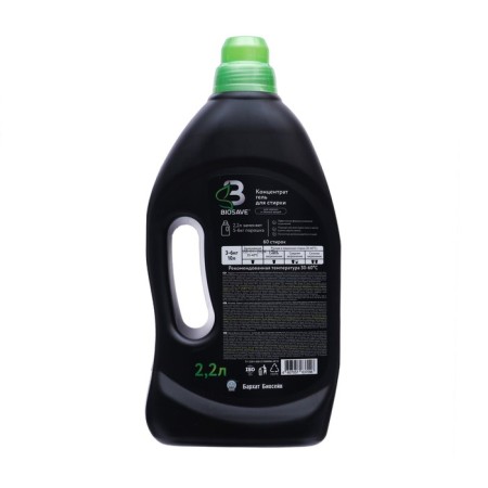 Biosave Barhat Ecoluxury washing gel, for dark and black things, 2.2 liters-1