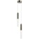 Wall-flowing lamp SATORI 2XE14 40W, size 15-300-X6-17X53-150 cm, Nickel color