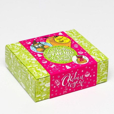 Gift box "New Year's Potorri", 18.5 x 16 x 5.8 cm-6
