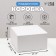 Self -assembly box, craft, white 27 x 27 x 15 cm