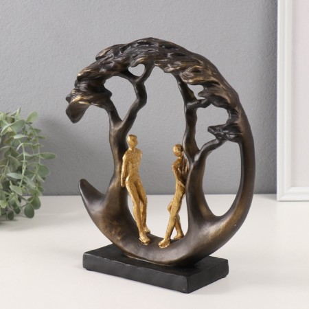 Polystone souvenir "Secret date under the tree" 8.5x26x28.5 cm-1