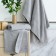 Set of towels, size 50x90 cm - 2 pcs, 70x140 cm - 2 pcs, color is cold gray