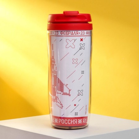 Thermost man with the insert "Warrior", 350 ml-1